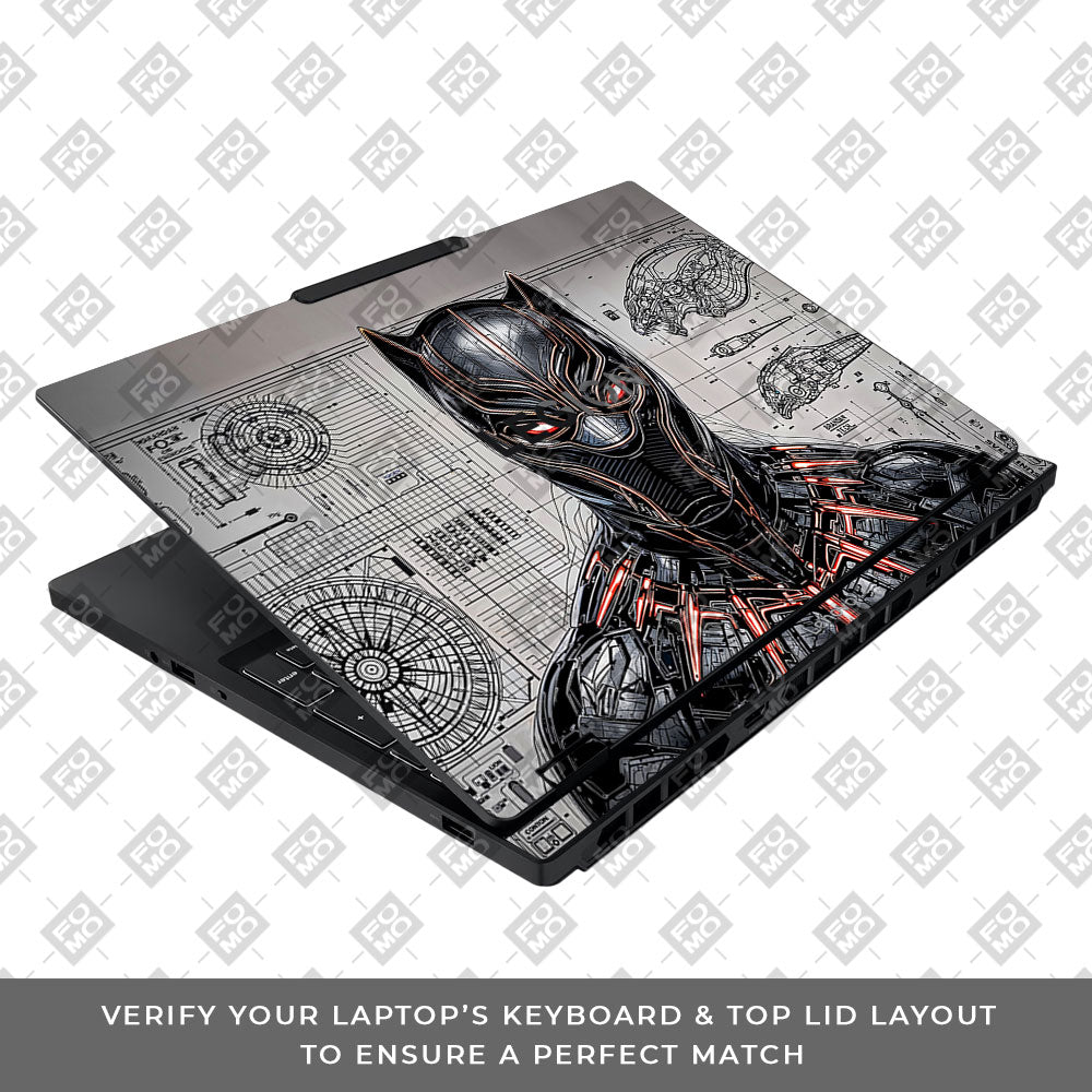 Black Panther Vibranium Tech Lenovo Legion 5 15IAX10 3D Laptop Skin