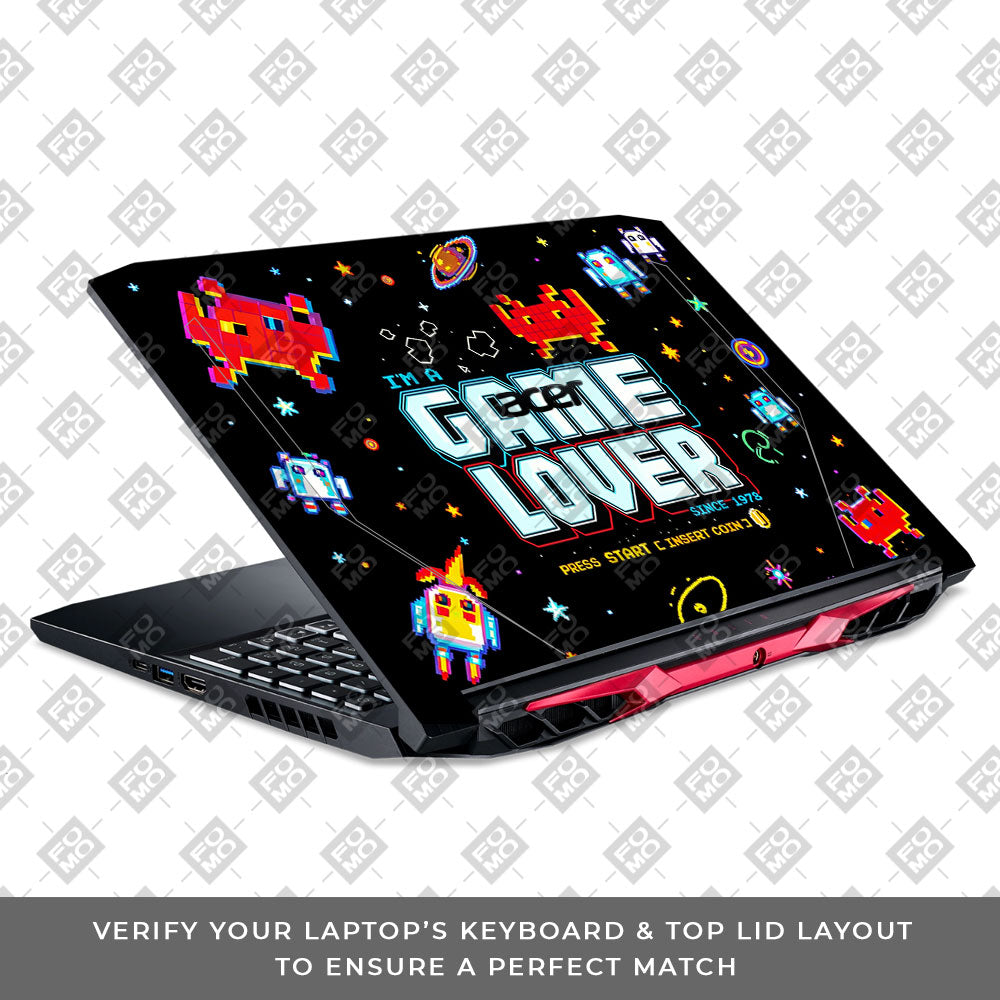 Gamer Lover Acer Nitro 5 AN515 44, 56 3D Laptop Skin