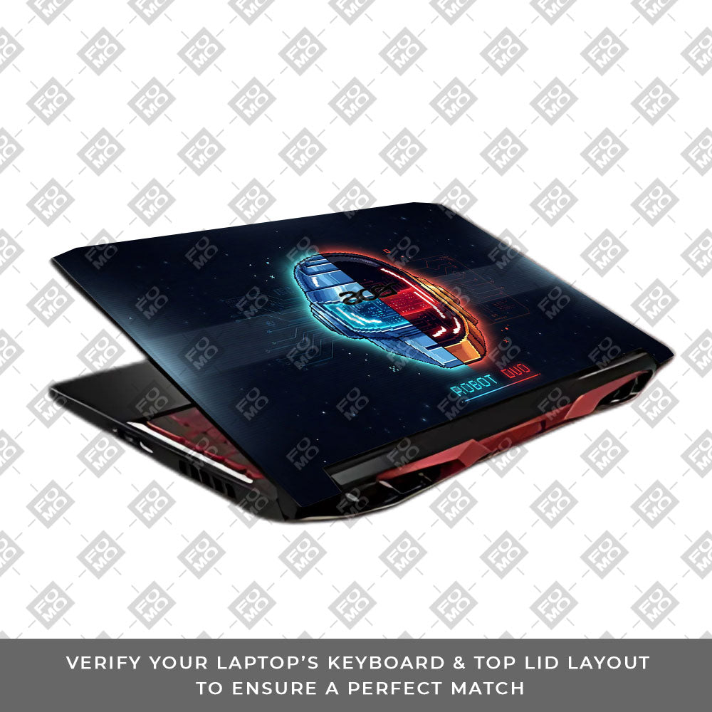 Robot Duo Acer Nitro 5 AN515 45, 55, 57 3D Laptop Skin