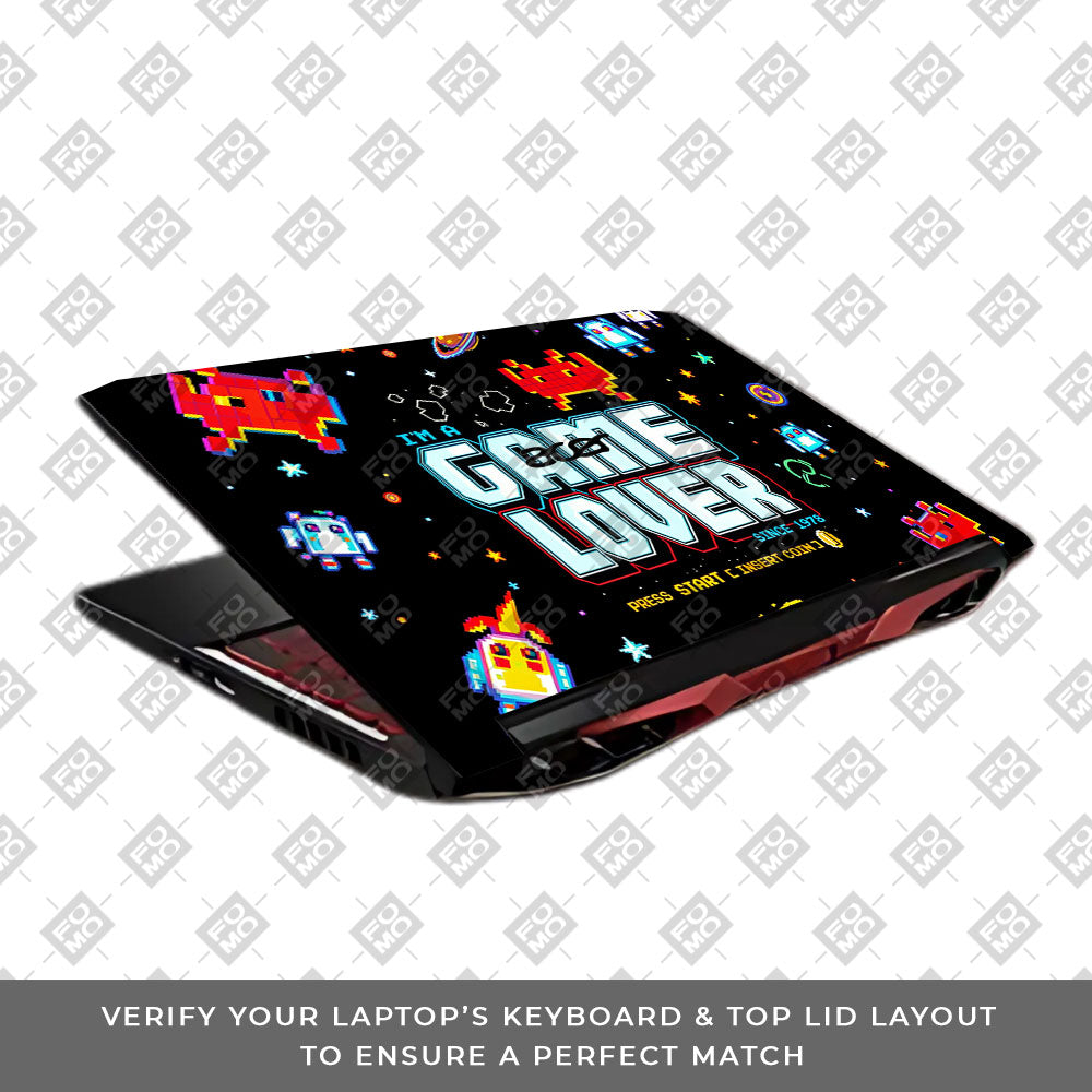 Gamer Lover Acer Nitro 5 AN515 45, 55, 57 3D Laptop Skin