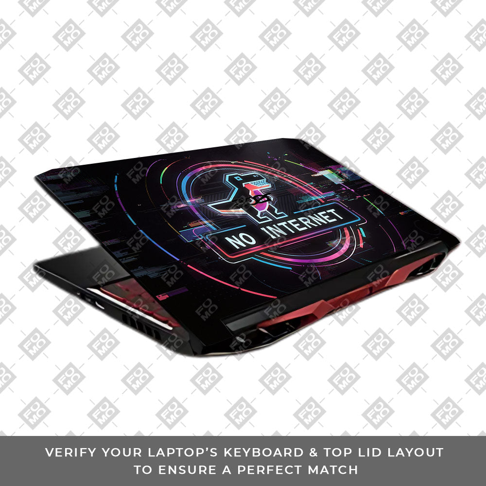 Dinosaur Connection Acer Nitro 5 AN515 45, 55, 57 3D Laptop Skin