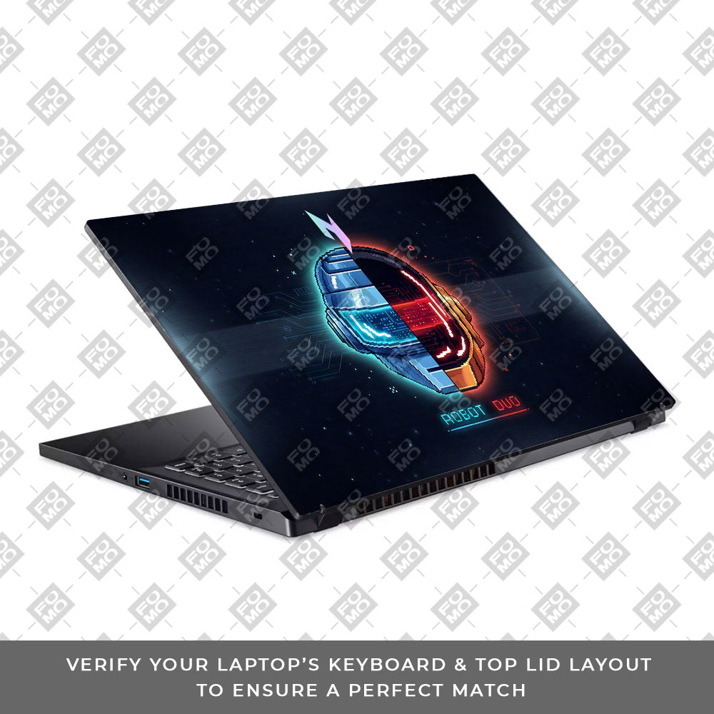 Robot Duo Acer Nitro V ANV15 51 55CA 3D Laptop Skin