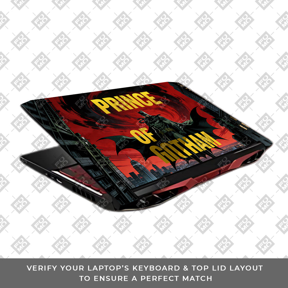 Prince of Gotham Acer Nitro 5 AN515 45, 55, 57 3D Laptop Skin