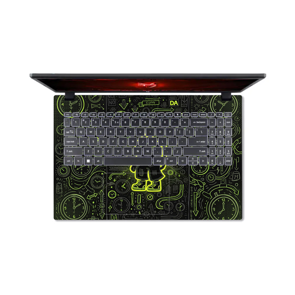 Watch Dog Alert Acer Nitro V ANV15 51 55CA 3D Laptop Skin