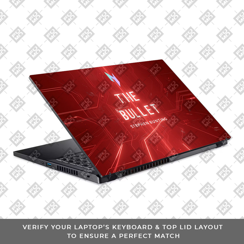 The Bullet Acer Nitro V ANV15 51 55CA 3D Laptop Skin