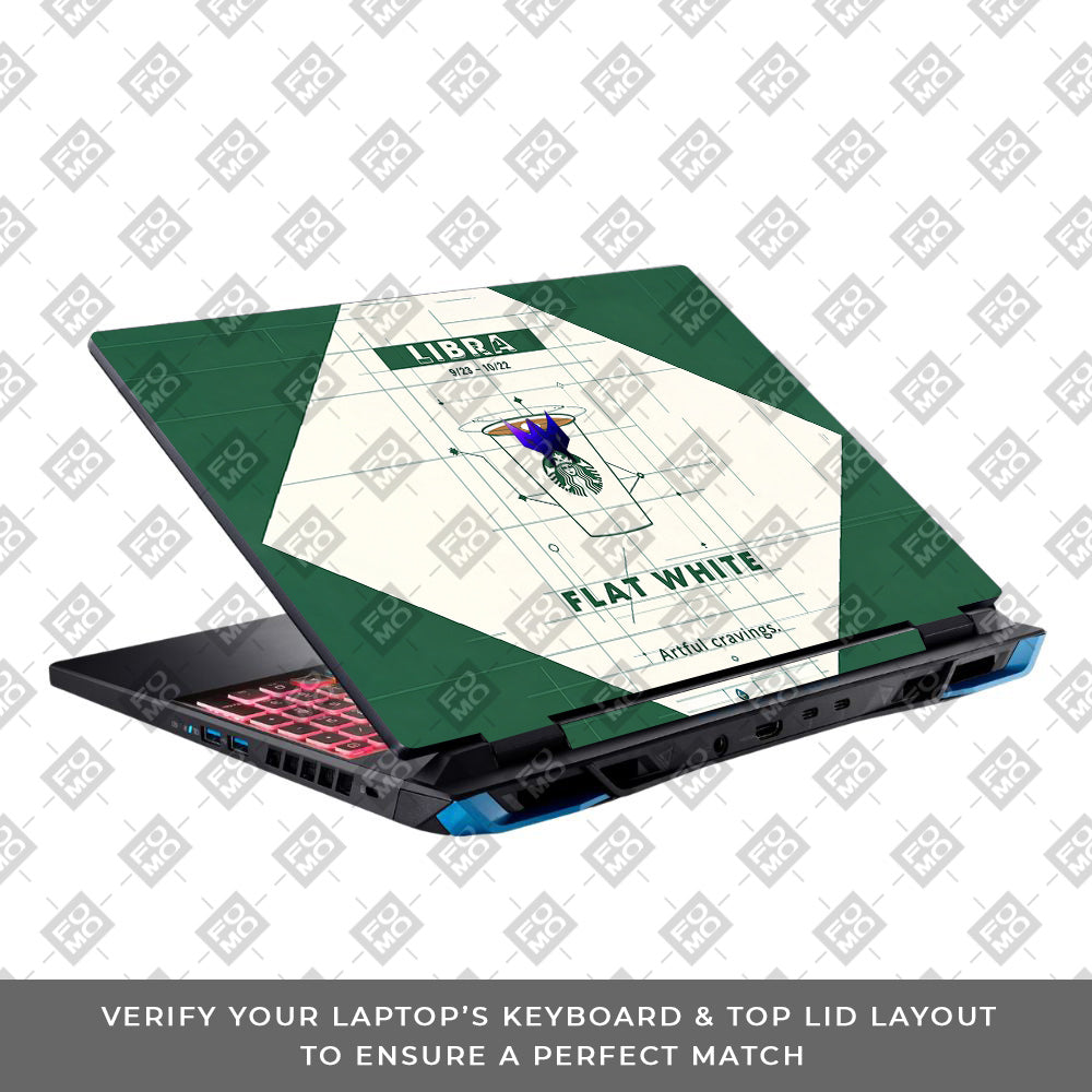 Libra Flat White Acer Predator Helios Neo 16 N22Q22B 3D Laptop Skin