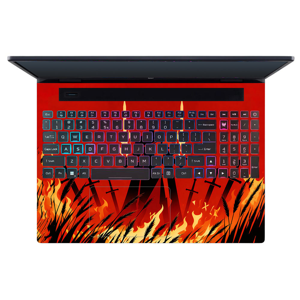 Knight of Flames Acer Predator Helios Neo 16 N22Q22B 3D Laptop Skin