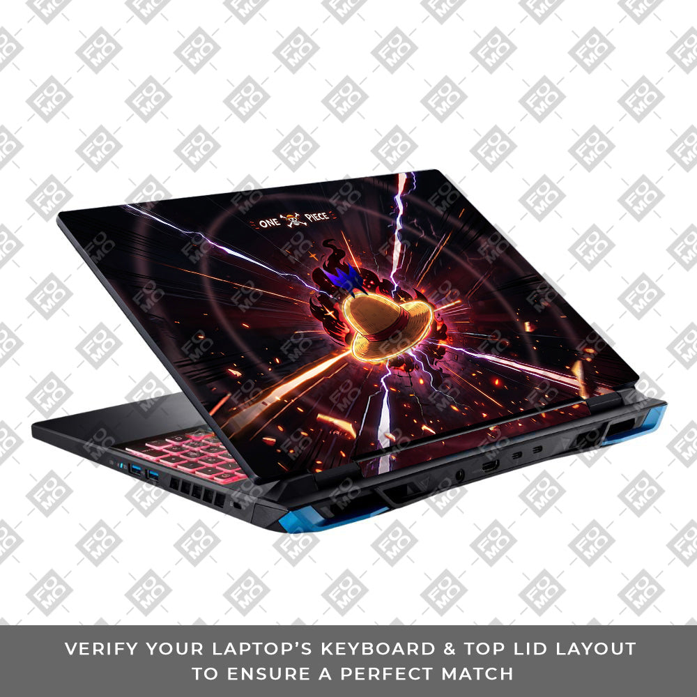 One Piece Fire Hat Acer Predator Helios Neo 16 N22Q22B 3D Laptop Skin