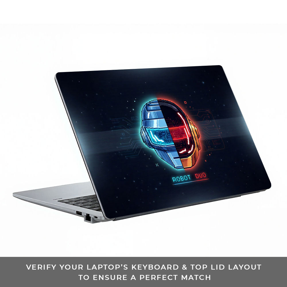 Robot Duo Asus ExpertBook P1503 3D Laptop Skin