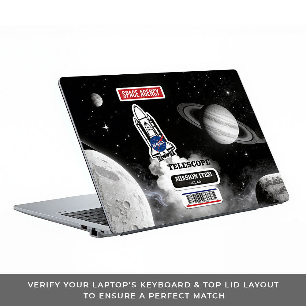 Space Mission NASA Asus ExpertBook P1503 3D Laptop Skin