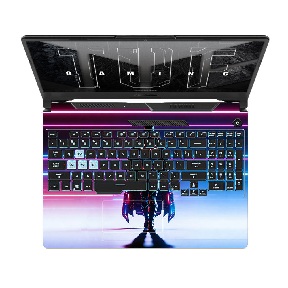 Superhero Neon Streaks Asus TUF F15 FX506 & A15 FA506 3D Laptop Skin