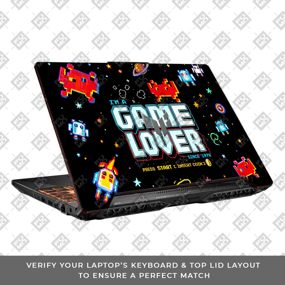 Gamer Lover Asus TUF F15 FX506 & A15 FA506 3D Laptop Skin