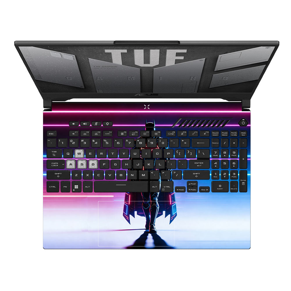 Superhero Neon Streaks Asus TUF F15 FX507 & A15 FA507 3D Laptop Skin