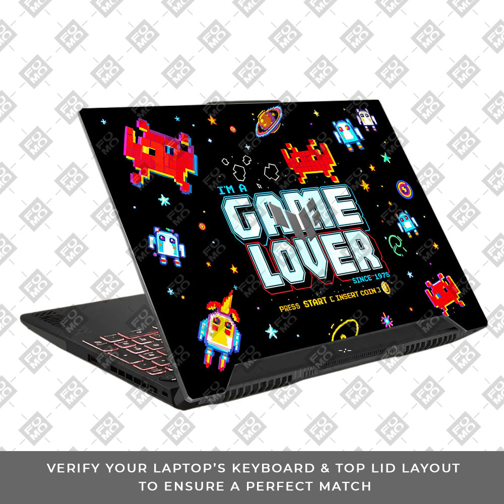 Gamer Lover Asus TUF F15 FX507 & A15 FA507 3D Laptop Skin