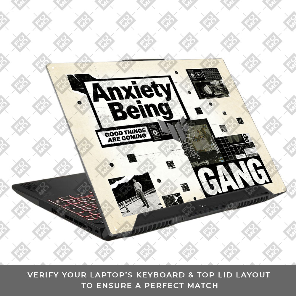 Anxiety Art Asus TUF F15 FX507 & A15 FA507 3D Laptop Skin