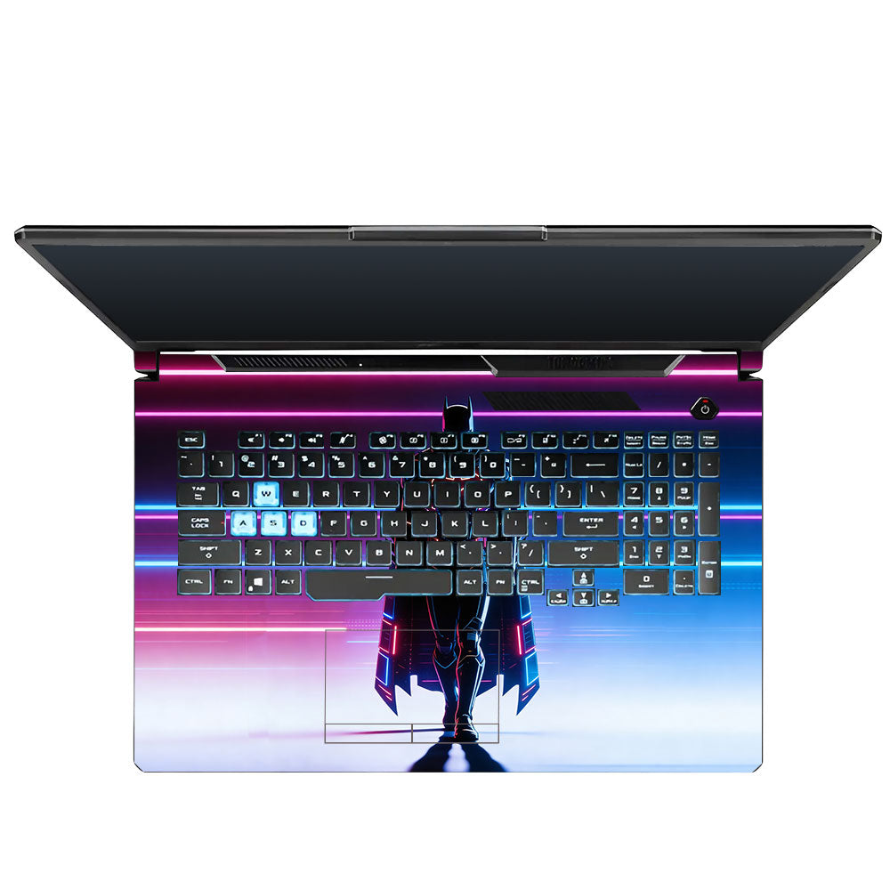 Superhero Neon Streaks Asus TUF Gaming F17 FX706 3D Laptop Skin