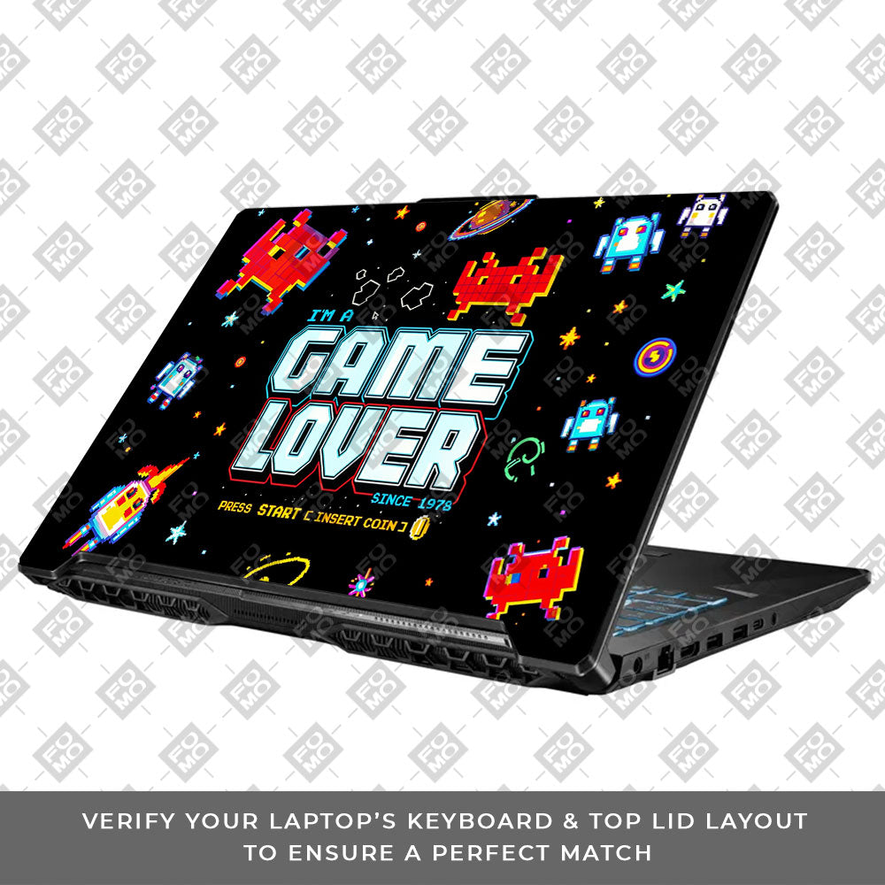 Gamer Lover Asus TUF Gaming F17 FX706 3D Laptop Skin