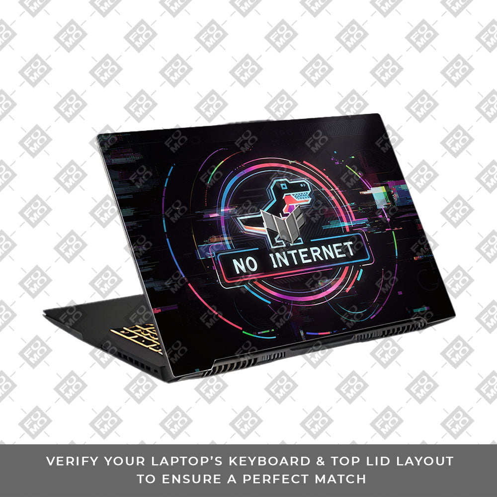Dinosaur Connection Asus TUF Gaming F17 FX707Z 3D Laptop Skin
