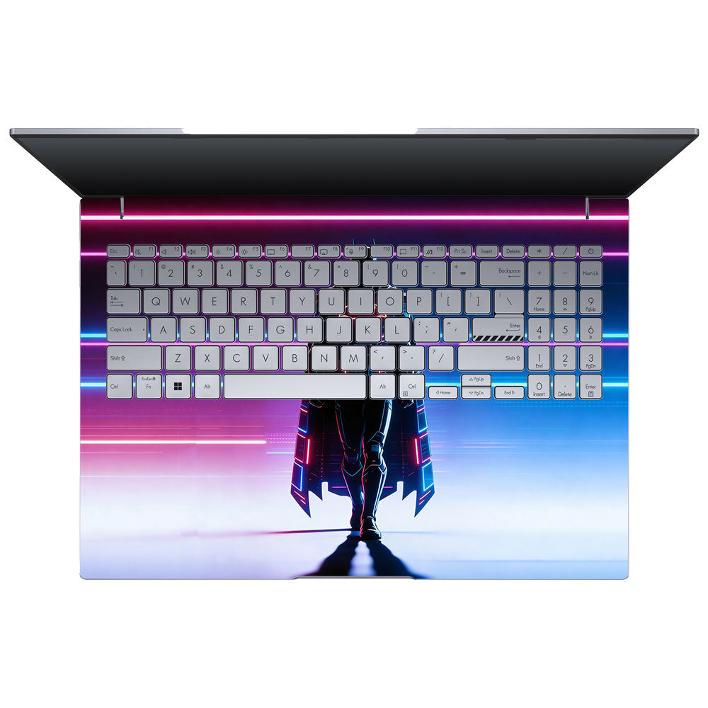 Superhero Neon Streaks Asus Vivobook 16 X1605V 3D Laptop Skin