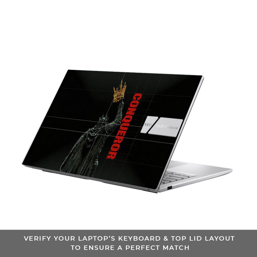 Crowned Conqueror Asus VivoBook 15 X1504VA 3D Laptop Skin