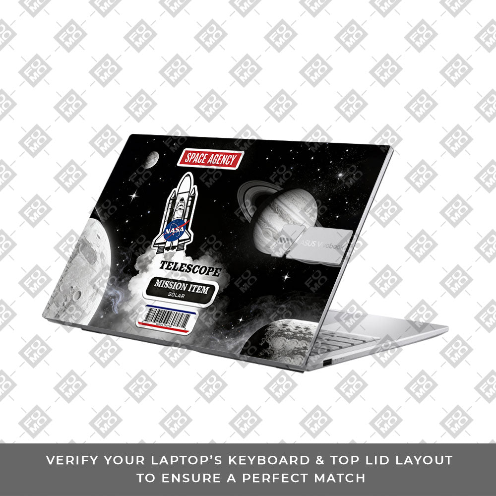 Space Mission NASA Asus Vivobook 15 X1504ZA 3D Laptop Skin