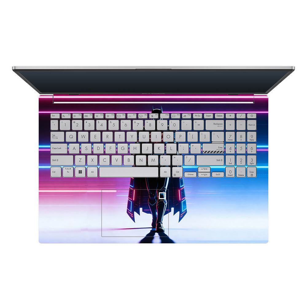 Superhero Neon Streaks Asus Vivobook Go 14 E1404 3D Laptop Skin