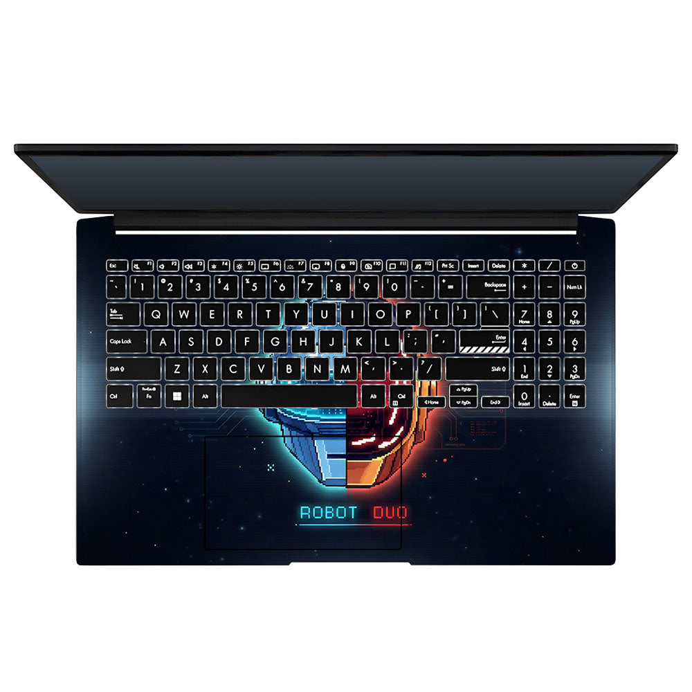 Robot Duo Asus Vivobook Go 15 E1504G 3D Laptop Skin