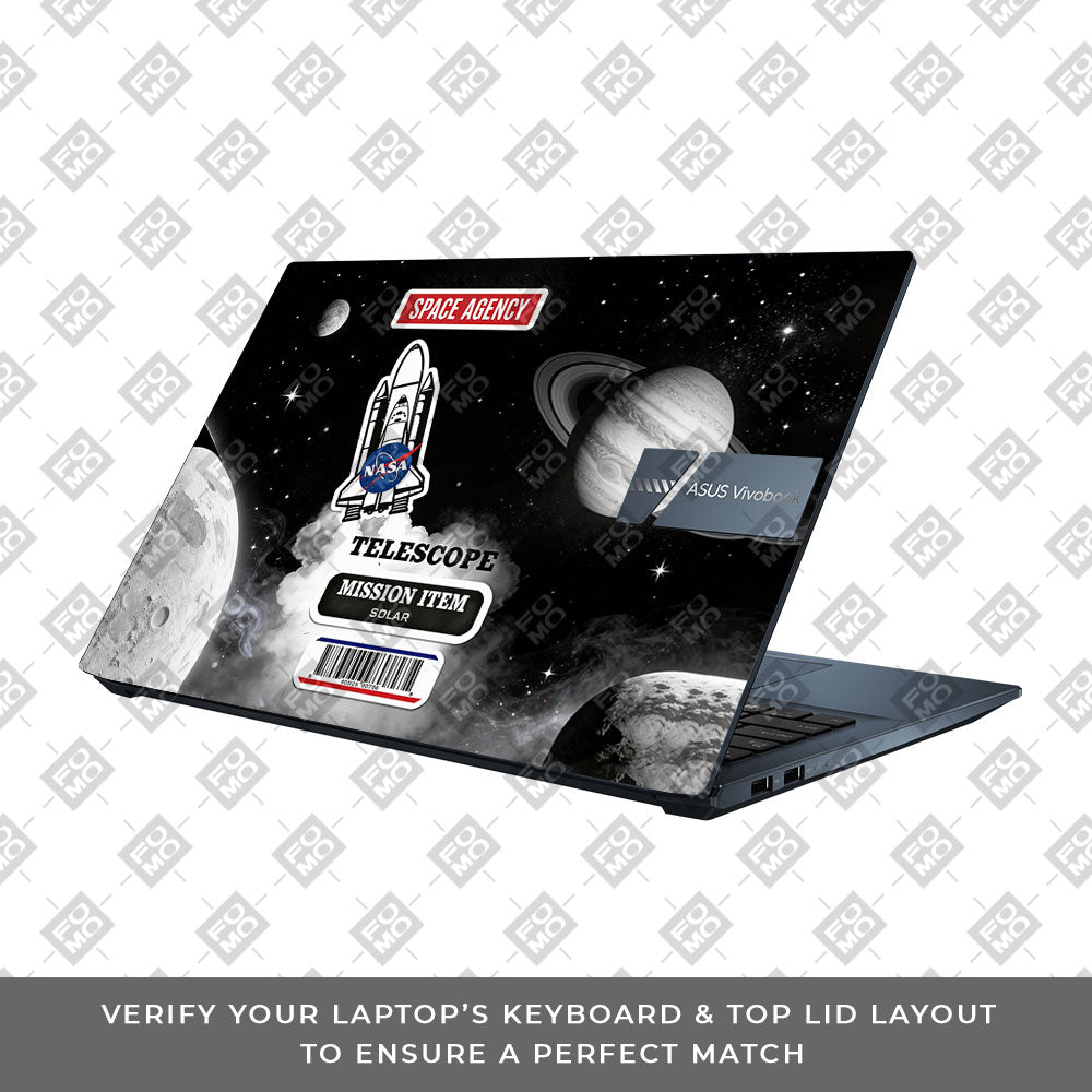 Space Mission NASA Asus Vivobook Go 15 E1504G 3D Laptop Skin
