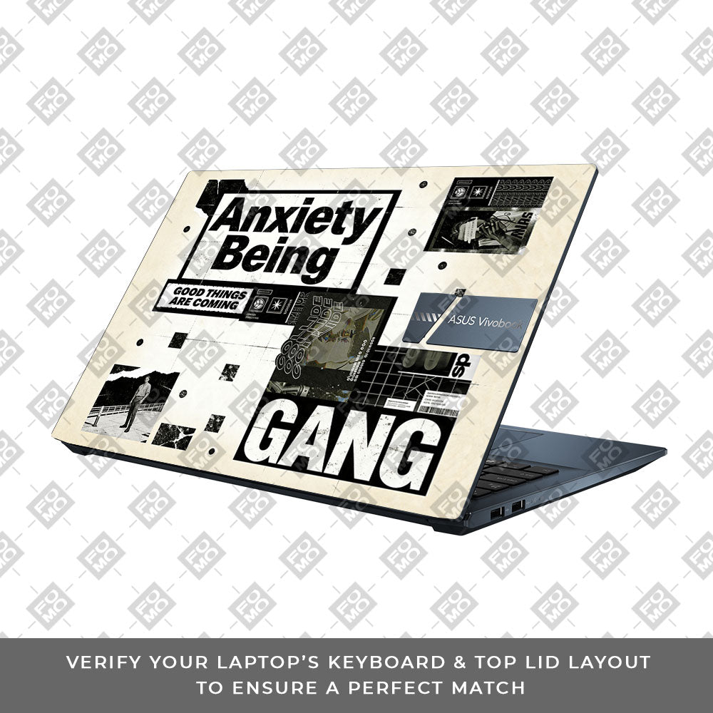 Anxiety Art Asus Vivobook Go 15 E1504G 3D Laptop Skin