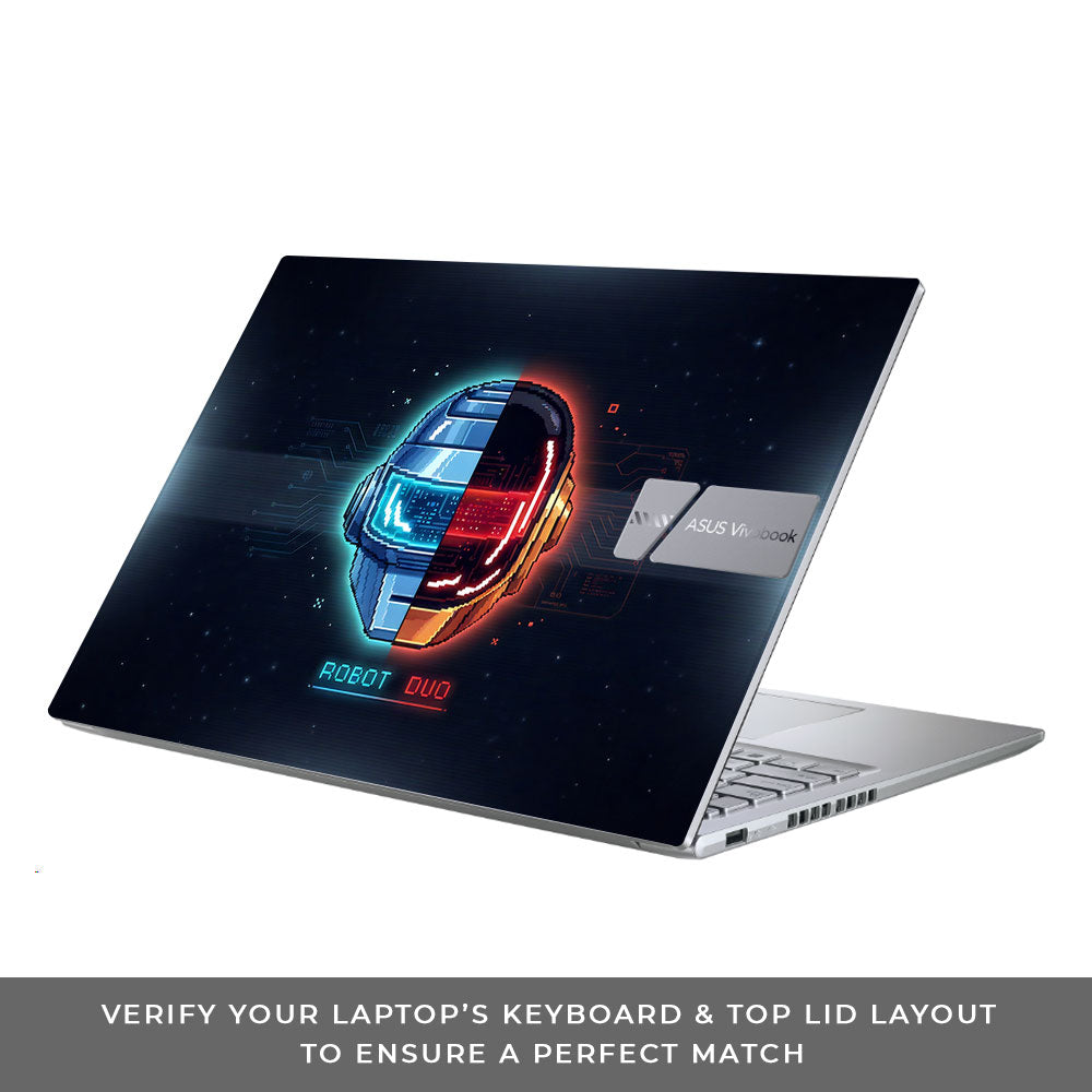 Robot Duo Asus Vivobook Pro 15 M6500QC & M6500QH 3D Laptop Skin