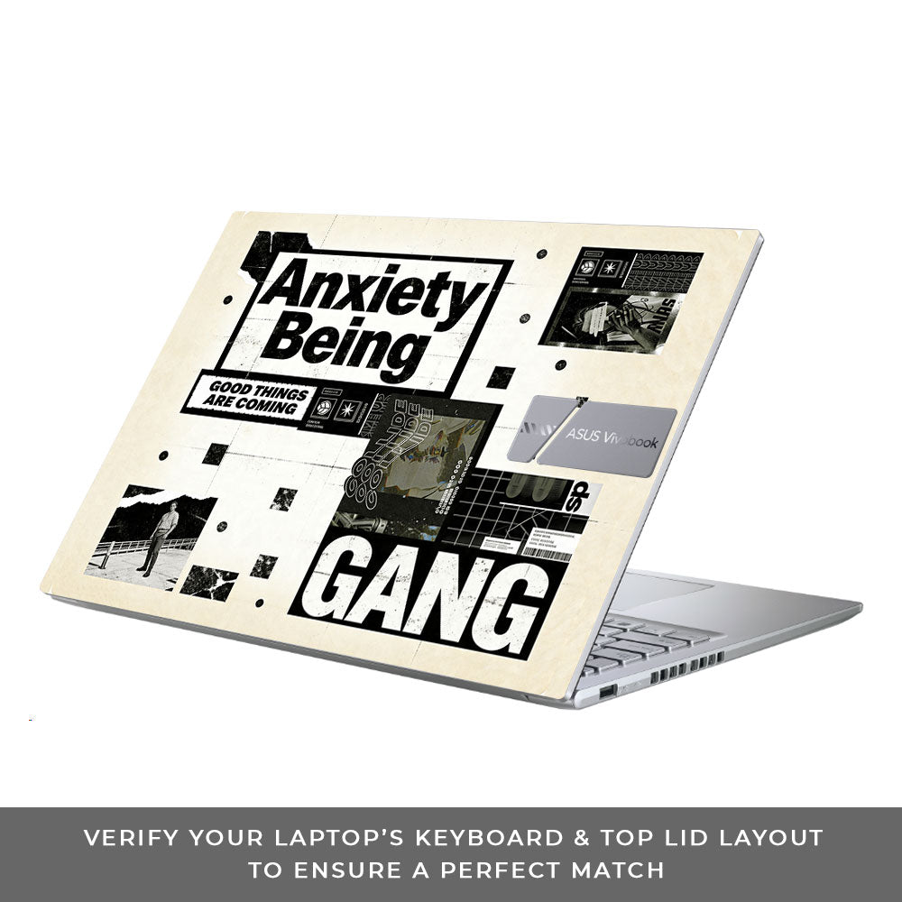 Anxiety Art Asus Vivobook Pro 15 M6500QC & M6500 QH 3D Laptop Skin