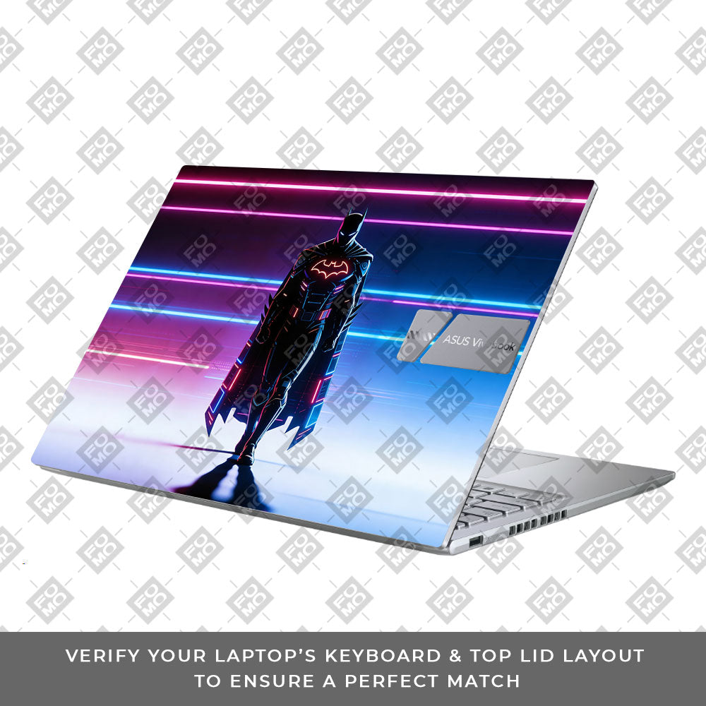 Superhero Neon Streaks Asus Vivobook X1605ZA 3D Laptop Skin
