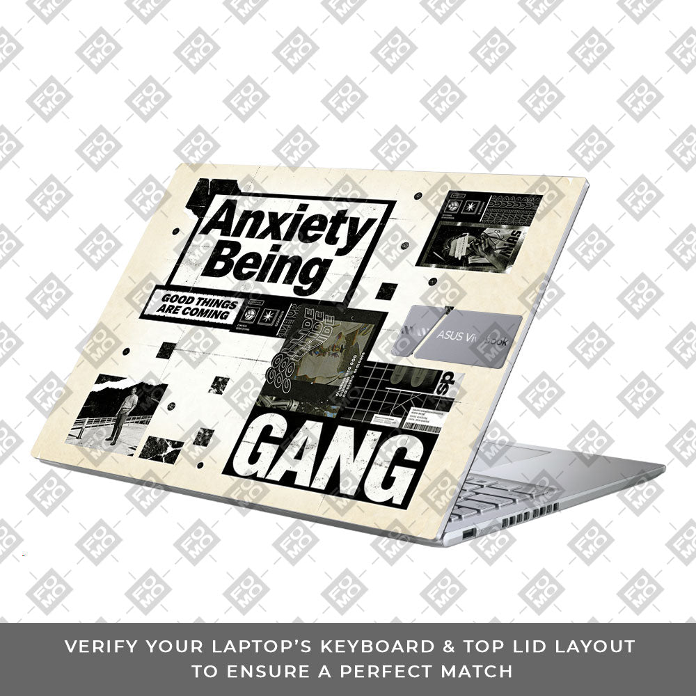 Anxiety Art Asus Vivobook X1605ZA 3D Laptop Skin