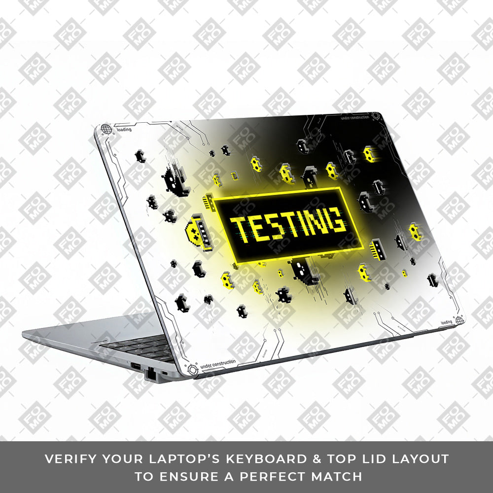 Testing Under Attack Asus ExpertBook P1503 3D Laptop Skin