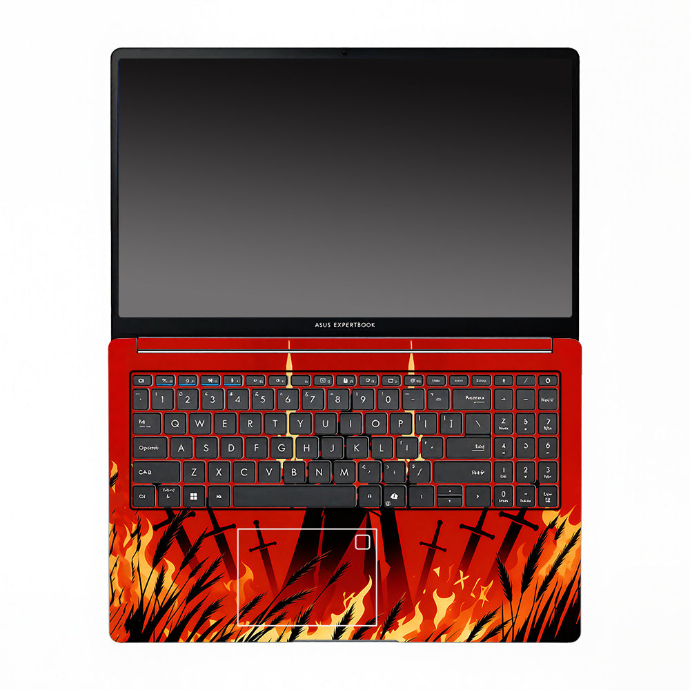 Knight of Flames Asus ExpertBook P1503 3D Laptop Skin