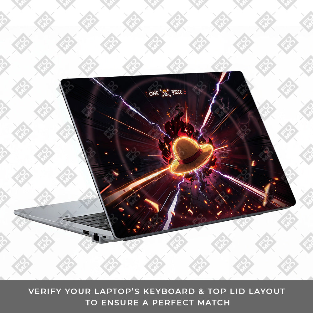 One Piece Fire Hat Asus ExpertBook P1503 3D Laptop Skin