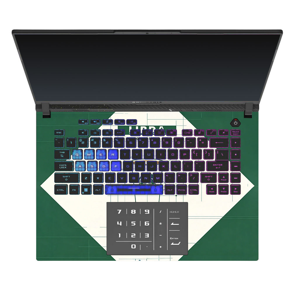Libra Flat White Asus ROG Strix G16 G614J 3D Laptop Skin