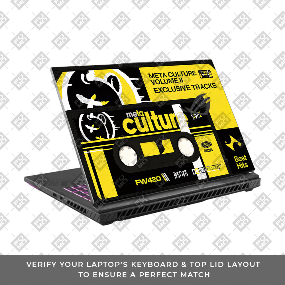 Meta Culture Asus ROG Strix G16 G614J 3D Laptop Skin