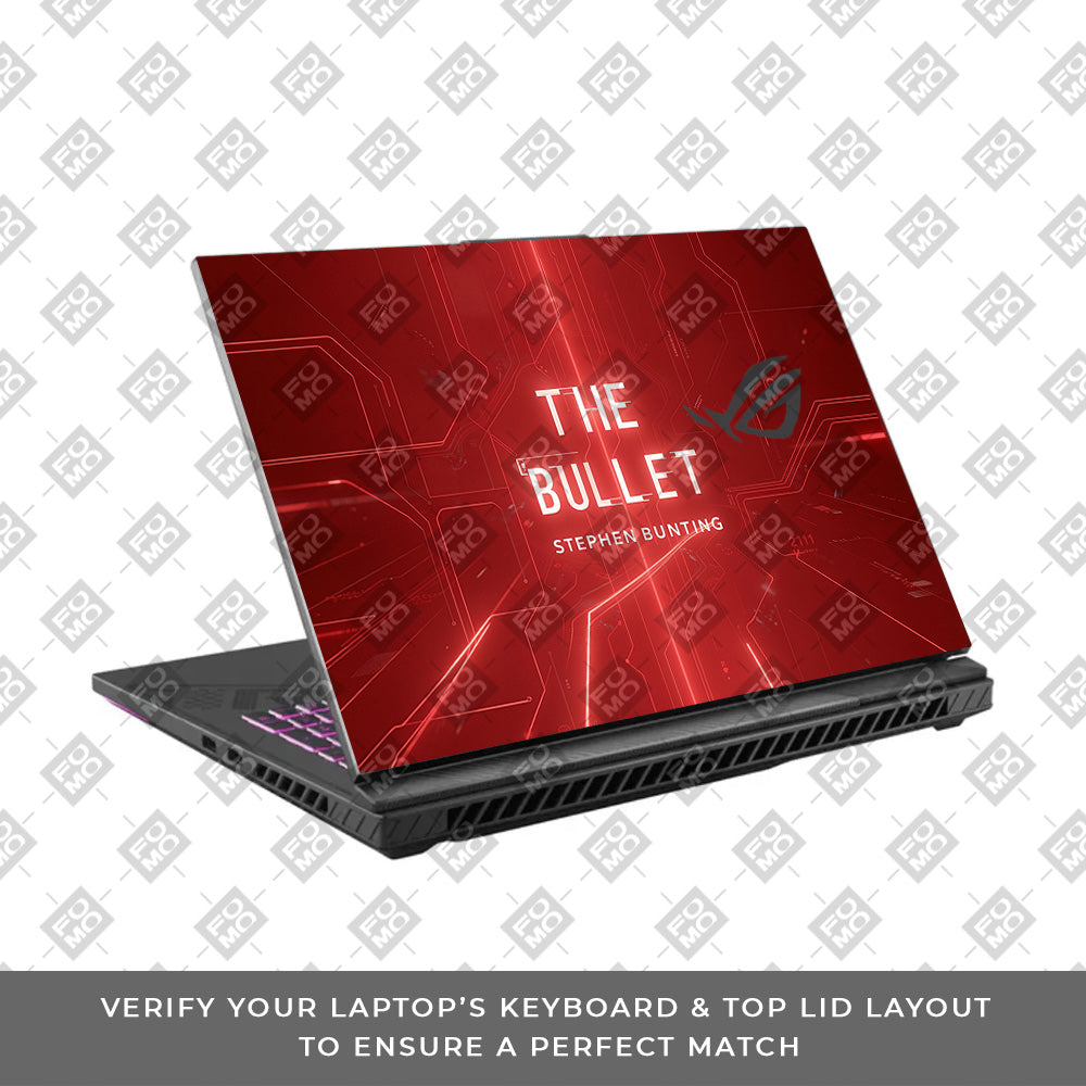 The Bullet Asus ROG Strix G16 G614J 3D Laptop Skin