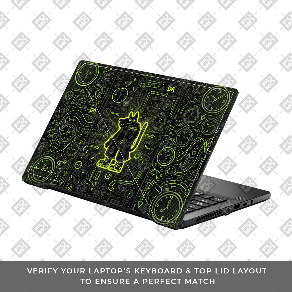 Watch Dog Alert Asus ROG Zephyrus G14 GA401 3D Laptop Skin