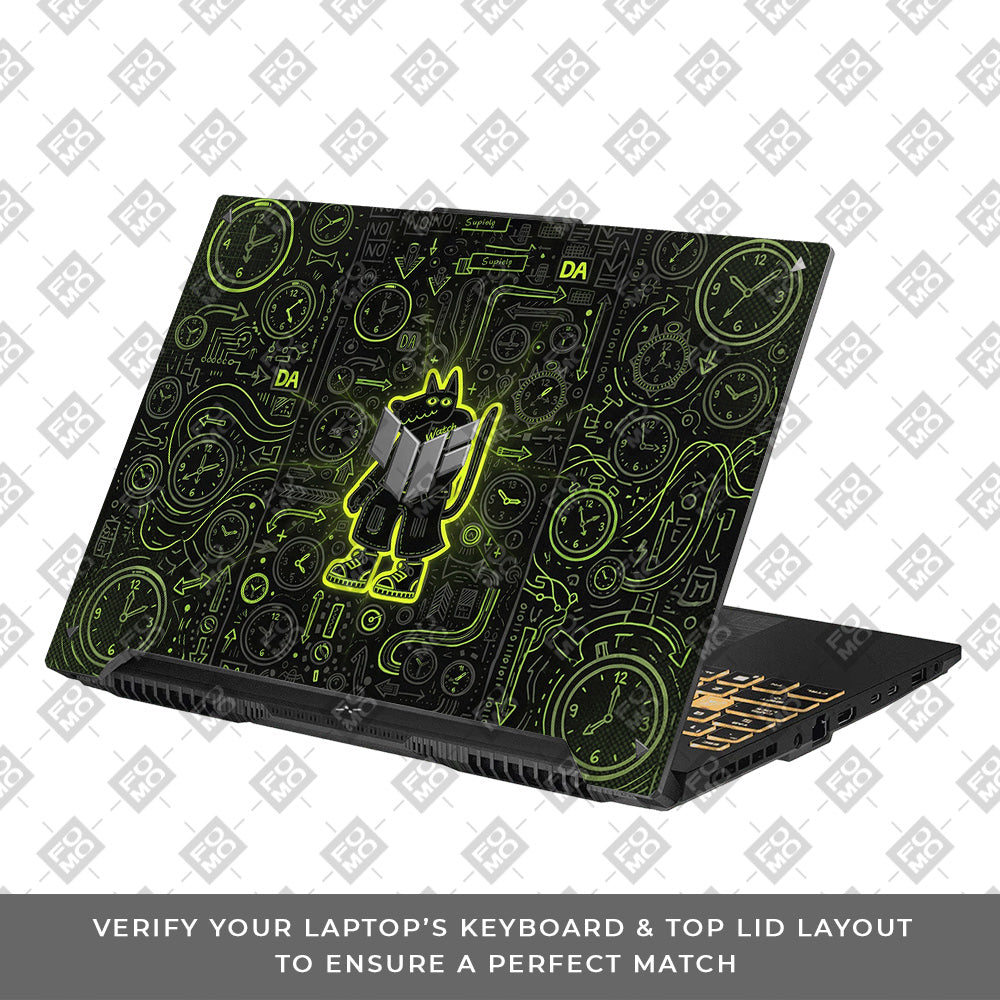 Watch Dog Alert Asus TUF Gaming F16 and TUF Gaming A16 3D Laptop Skin
