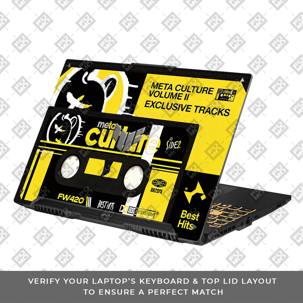 Meta Culture Asus TUF Gaming F16 and TUF Gaming A16 3D Laptop Skin