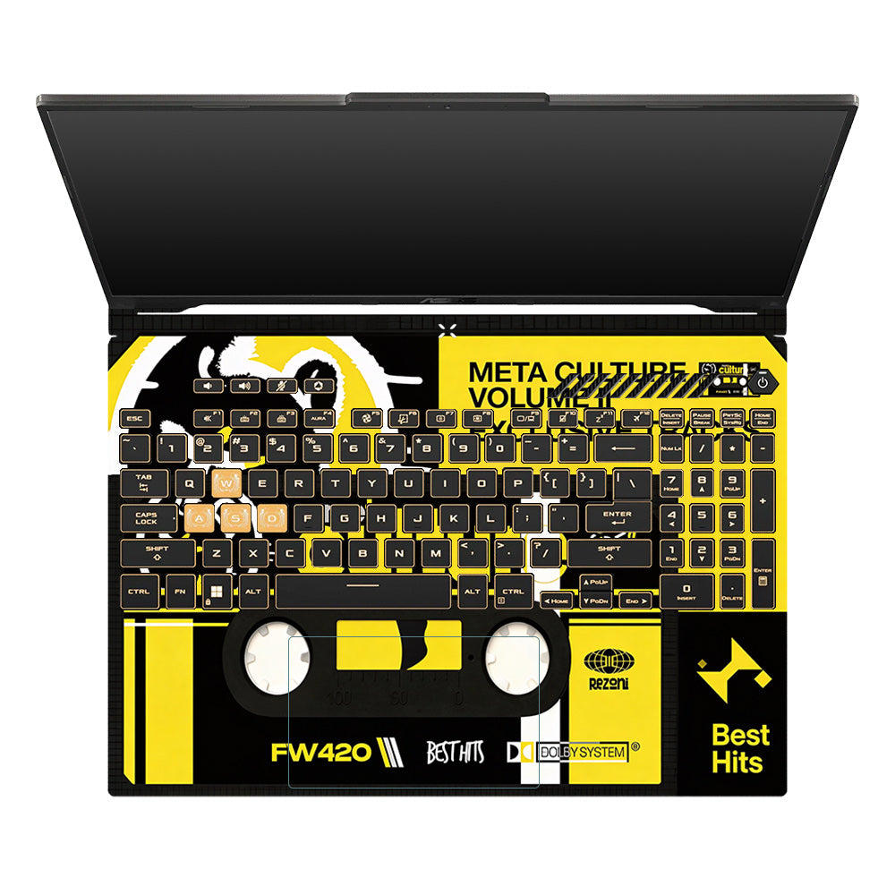 Meta Culture Asus TUF Gaming F16 and TUF Gaming A16 3D Laptop Skin