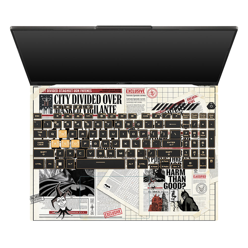 Batman Gotham’s Legacy Asus TUF Gaming F16 and TUF Gaming A16 3D Laptop Skin
