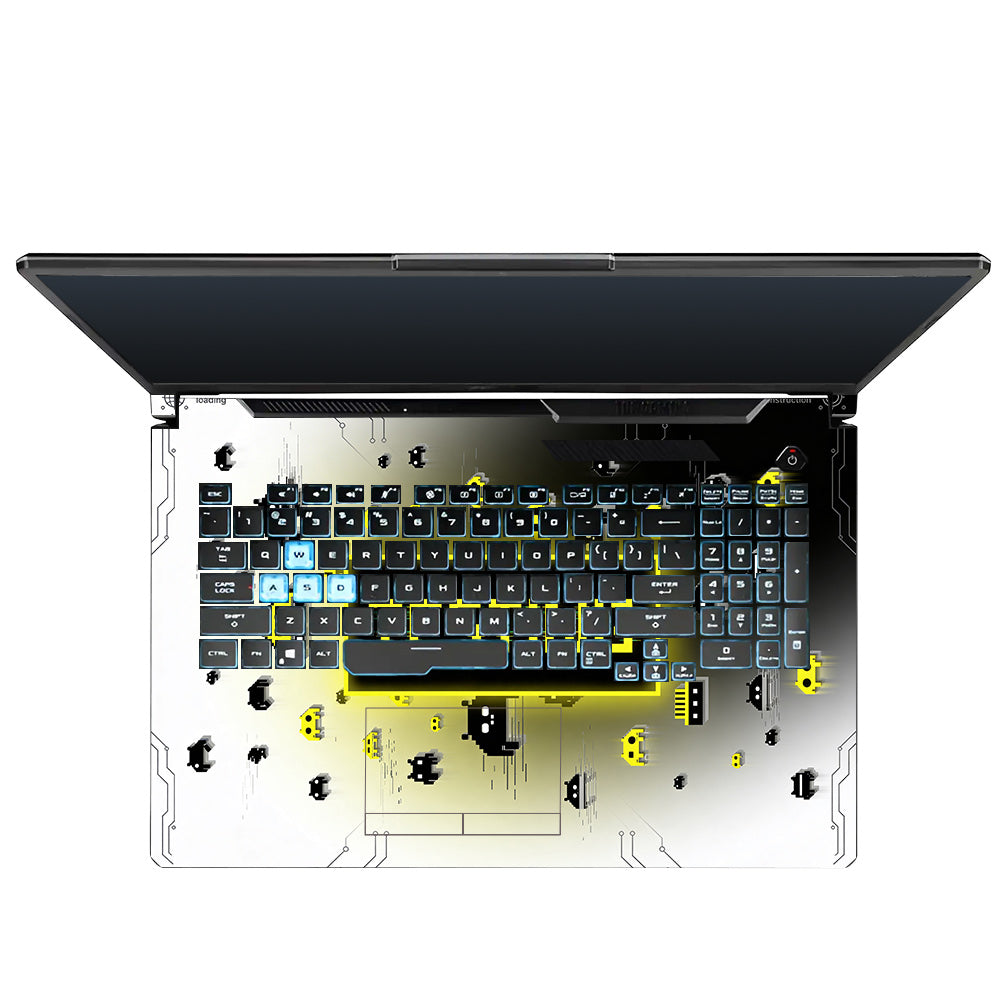 Testing Under Attack Asus TUF Gaming F17 FX706 3D Laptop Skin