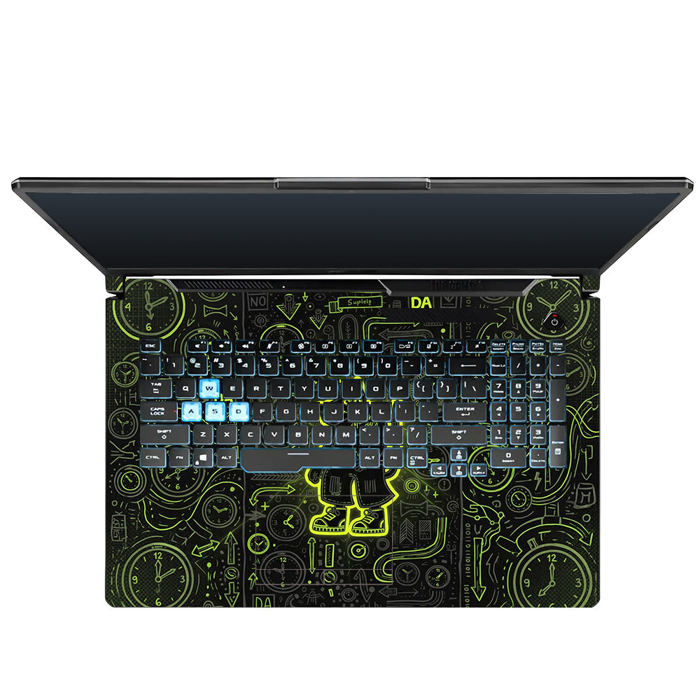 Watch Dog Alert Asus TUF Gaming F17 FX706 3D Laptop Skin