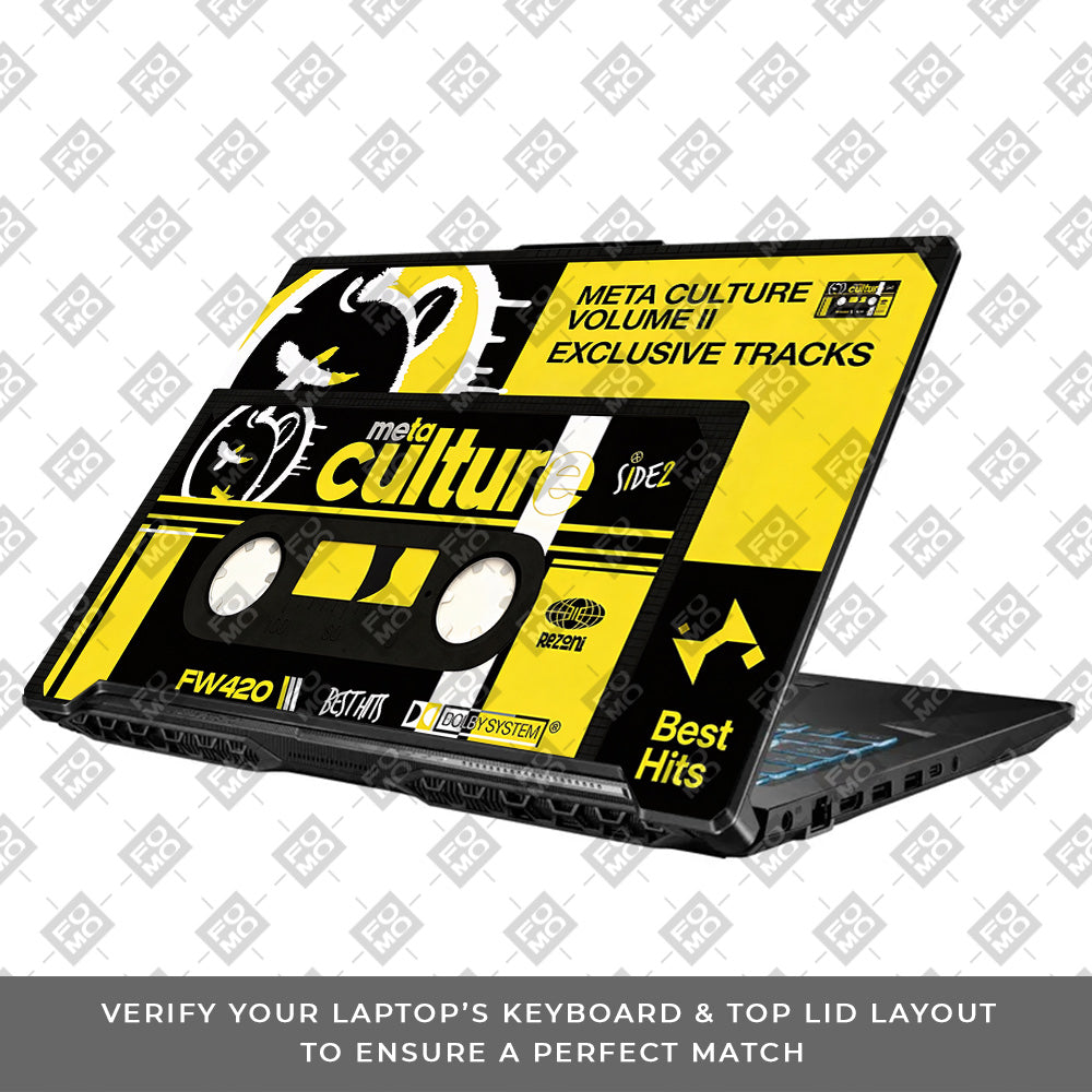 Meta Culture Asus TUF Gaming F17 FX706 3D Laptop Skin