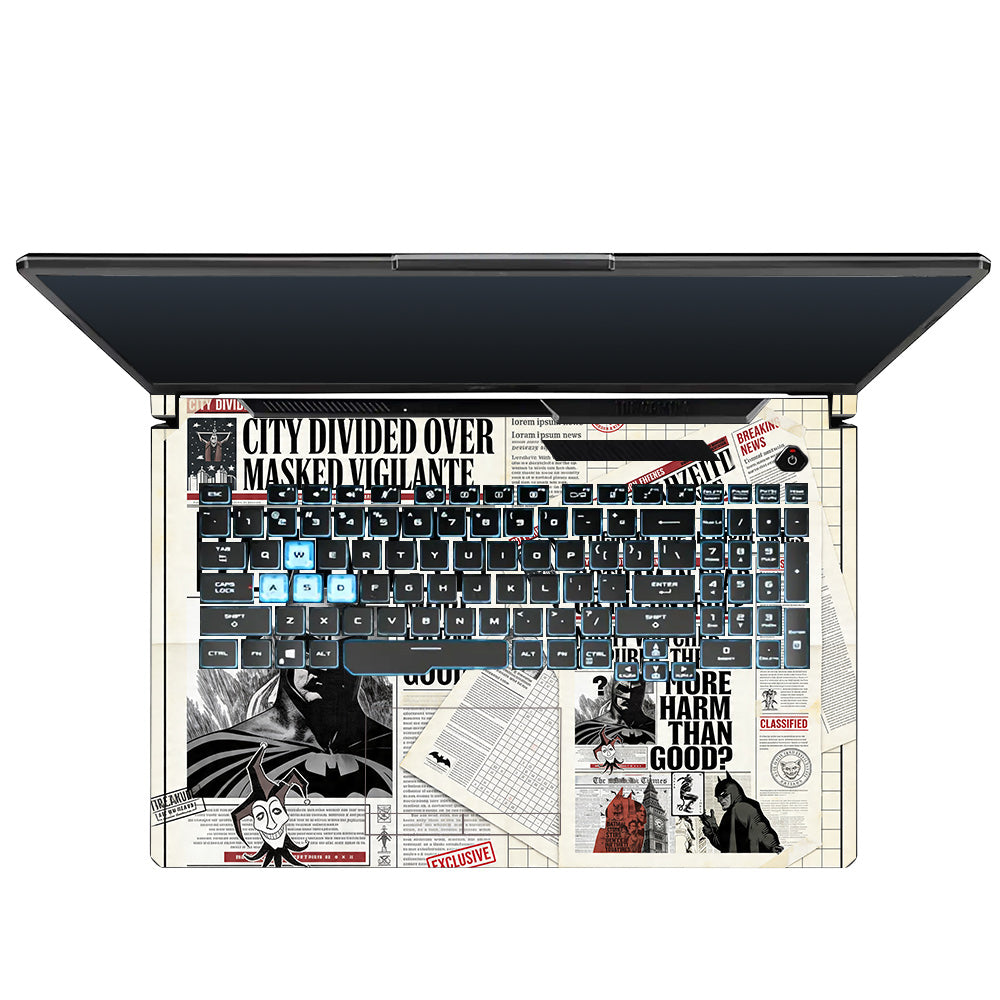 Batman Gotham’s Legacy Asus TUF Gaming F17 FX706 3D Laptop Skin
