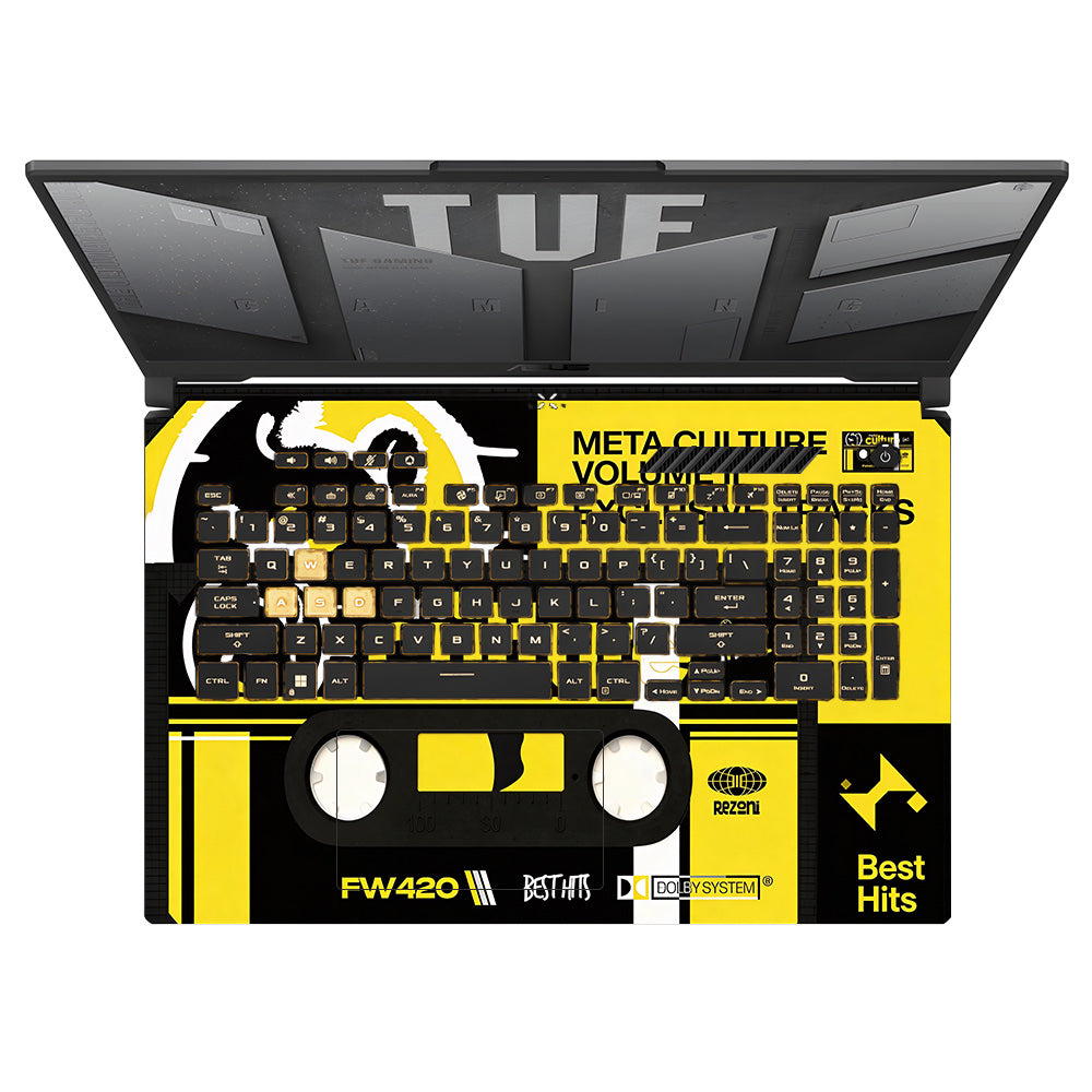 Meta Culture Asus TUF Gaming F17 FX707Z 3D Laptop Skin
