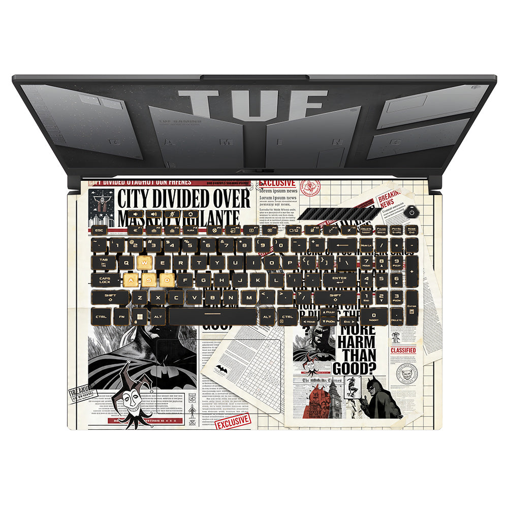 Batman Gotham’s Legacy Asus TUF Gaming F17 FX707Z 3D Laptop Skin